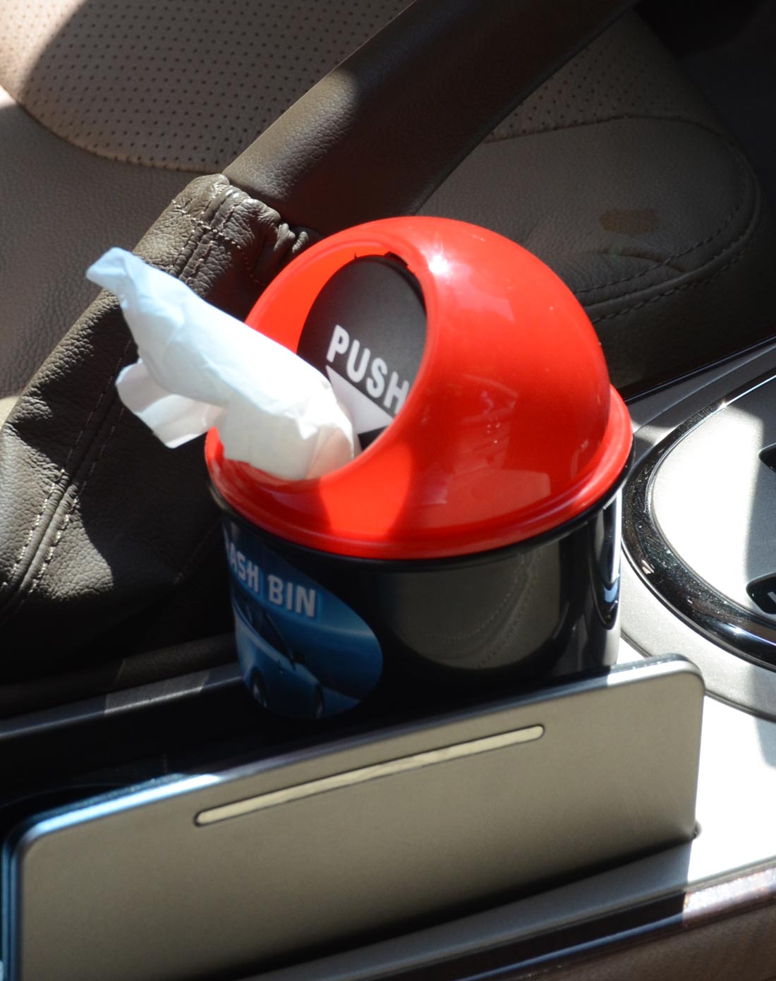 玖城车上用品专场车载微型垃圾桶-红色omcb-