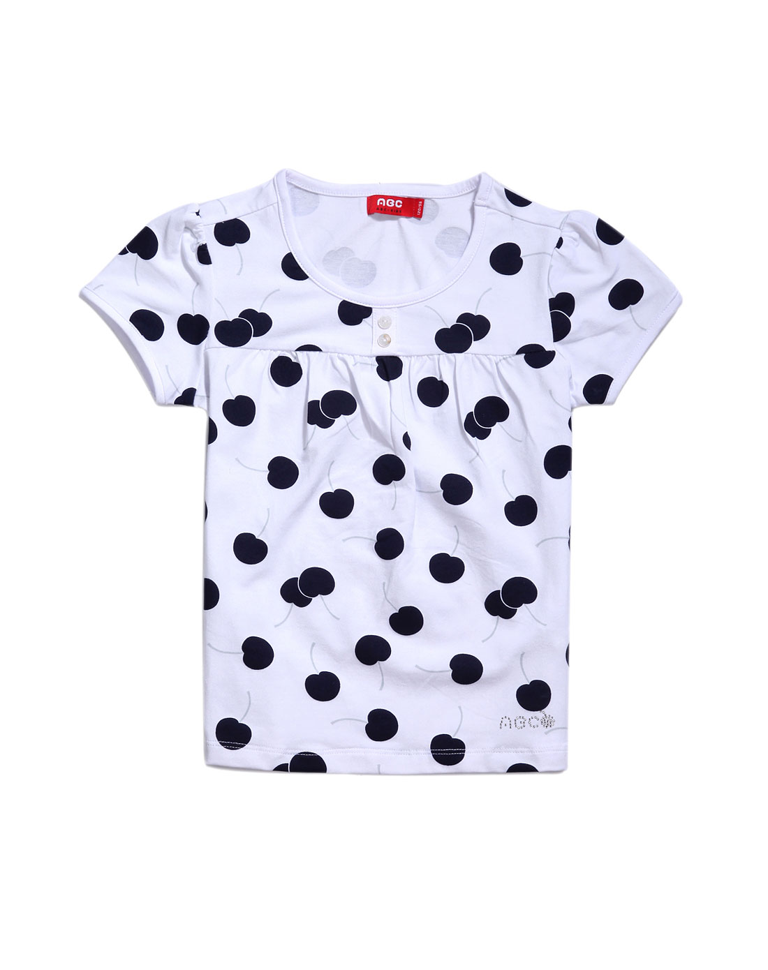 abckids男女童女童装藏青t恤f22110735-8200