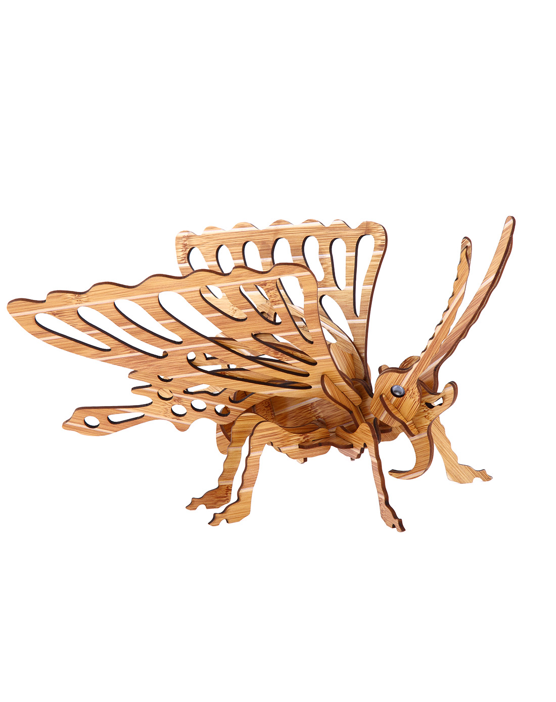 diy木制拼图蝴蝶