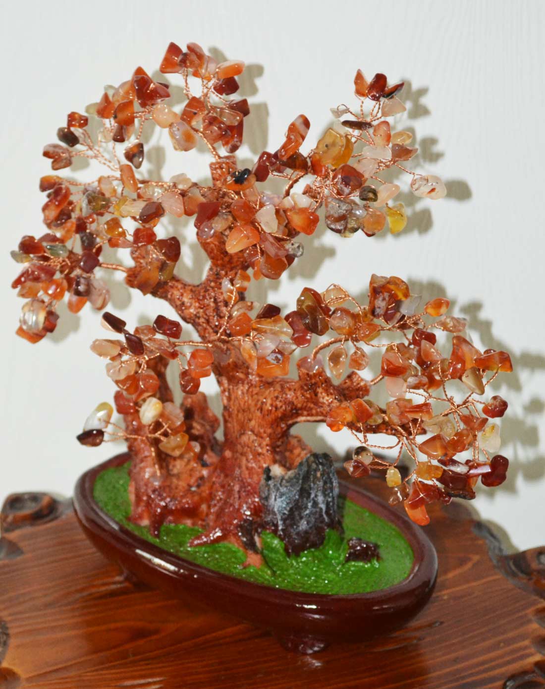 jm招财旺运玛瑙树水晶摆件