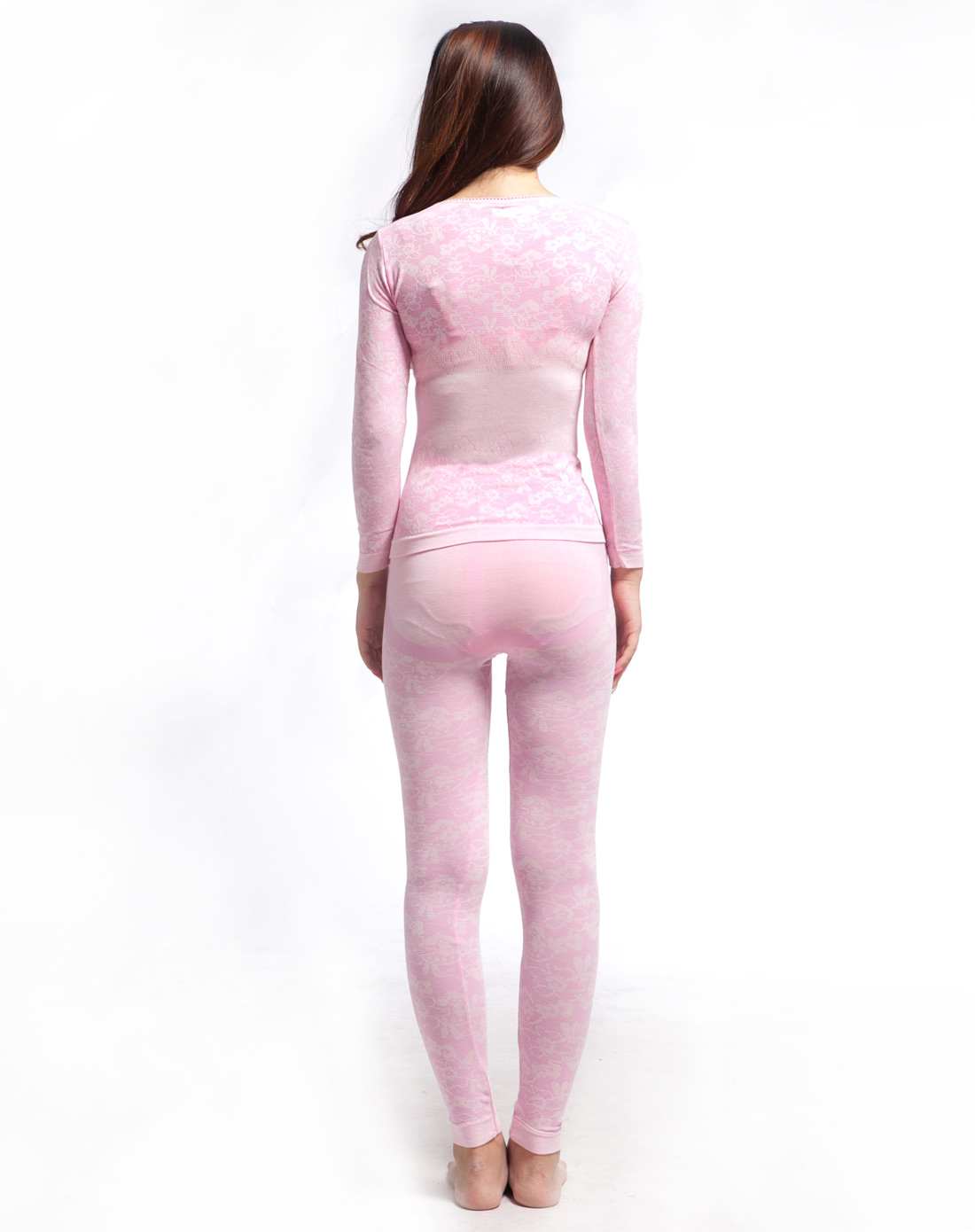 女款粉色无缝美体内衣