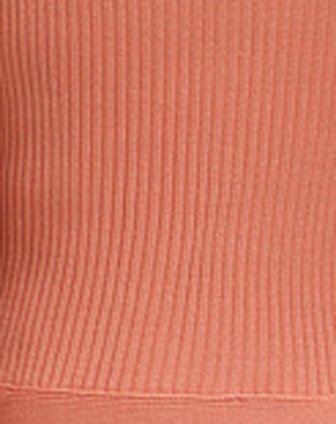 提花简约肉桂粉色长袖针织衫