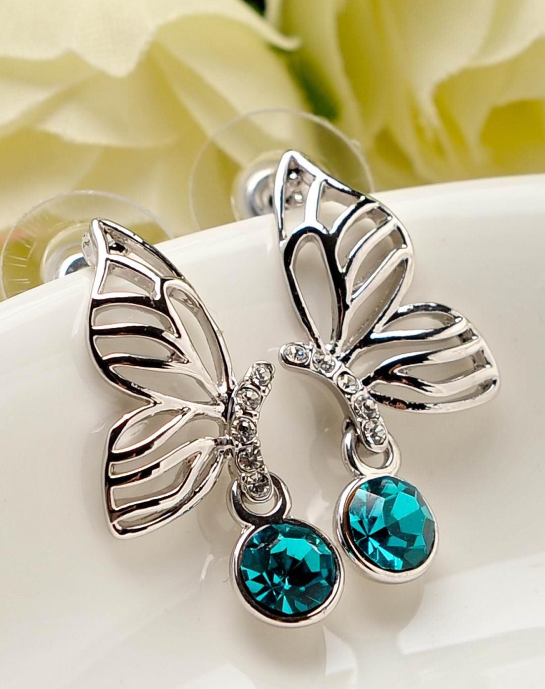 时尚蝴蝶起舞耳环