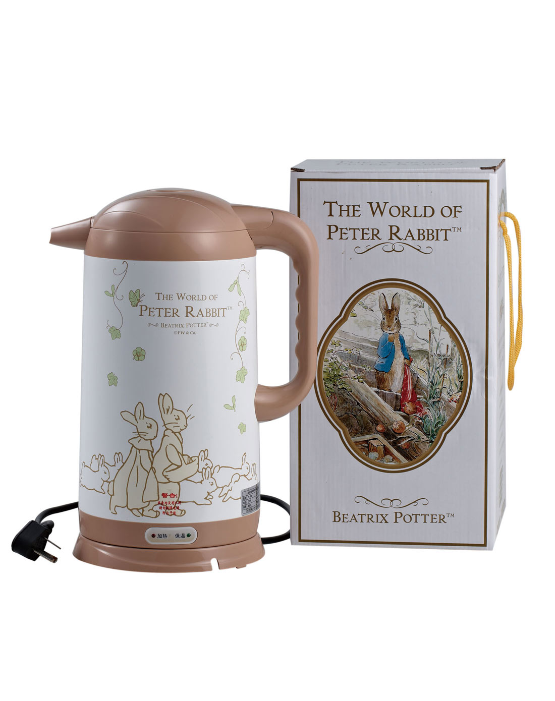 比得兔风尚电热保温水壶