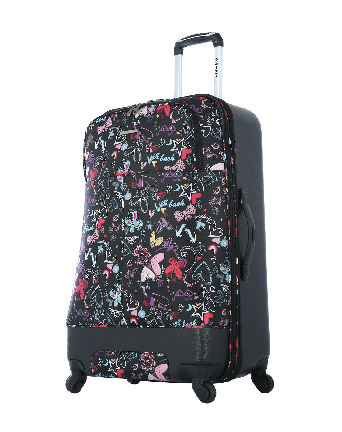 olympia奥林匹亚箱包专场 > 蝴蝶印花时尚拉杆箱 29寸