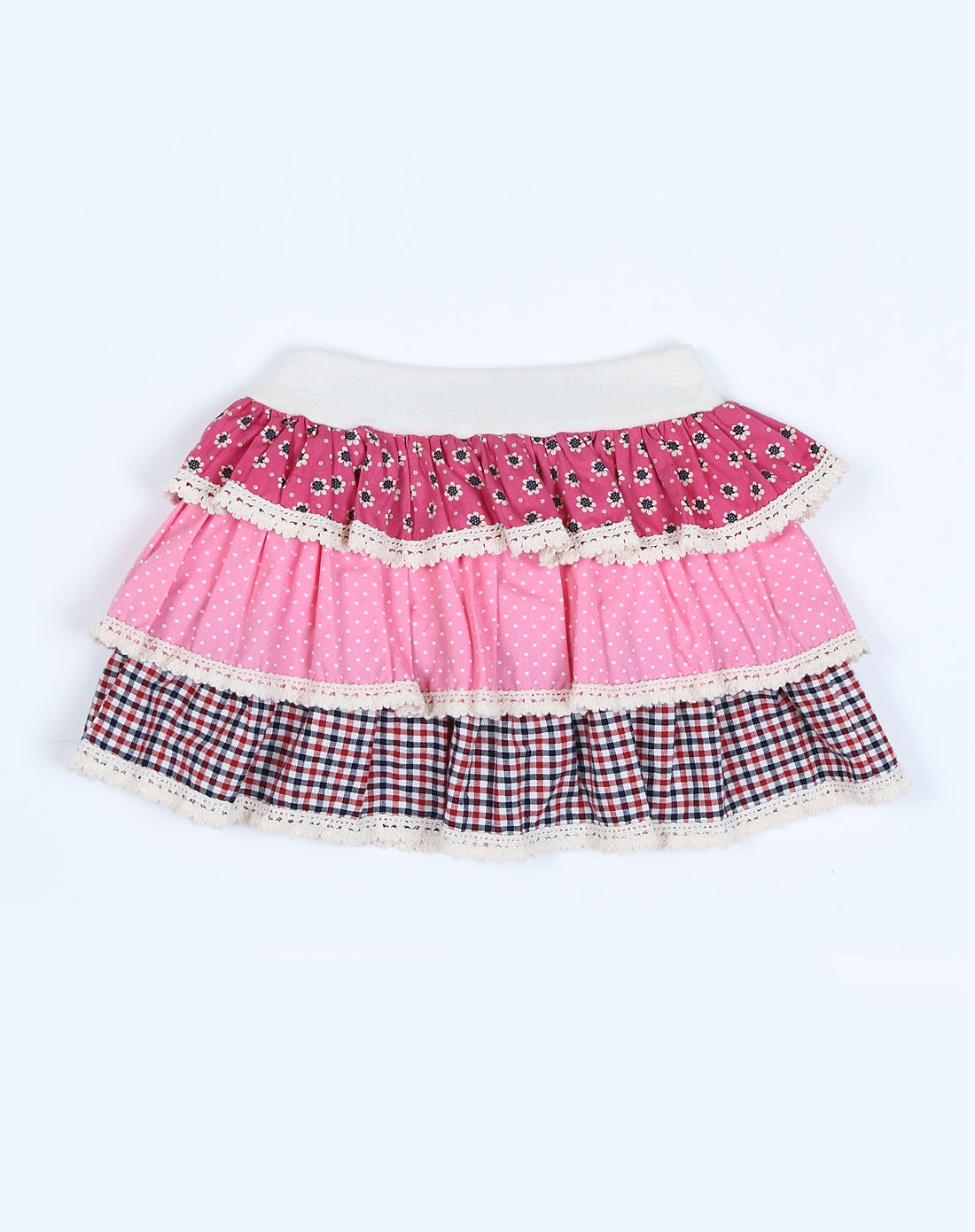 [ 普希尔 ] 女童彩色短裙