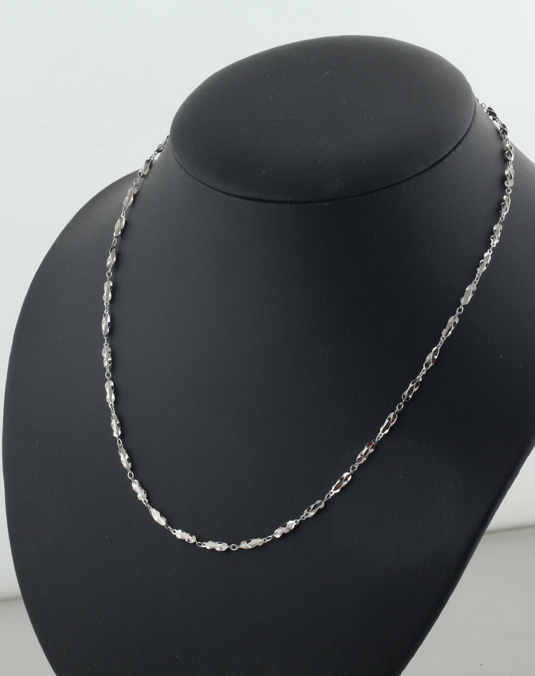 925银项链-扭片链静默