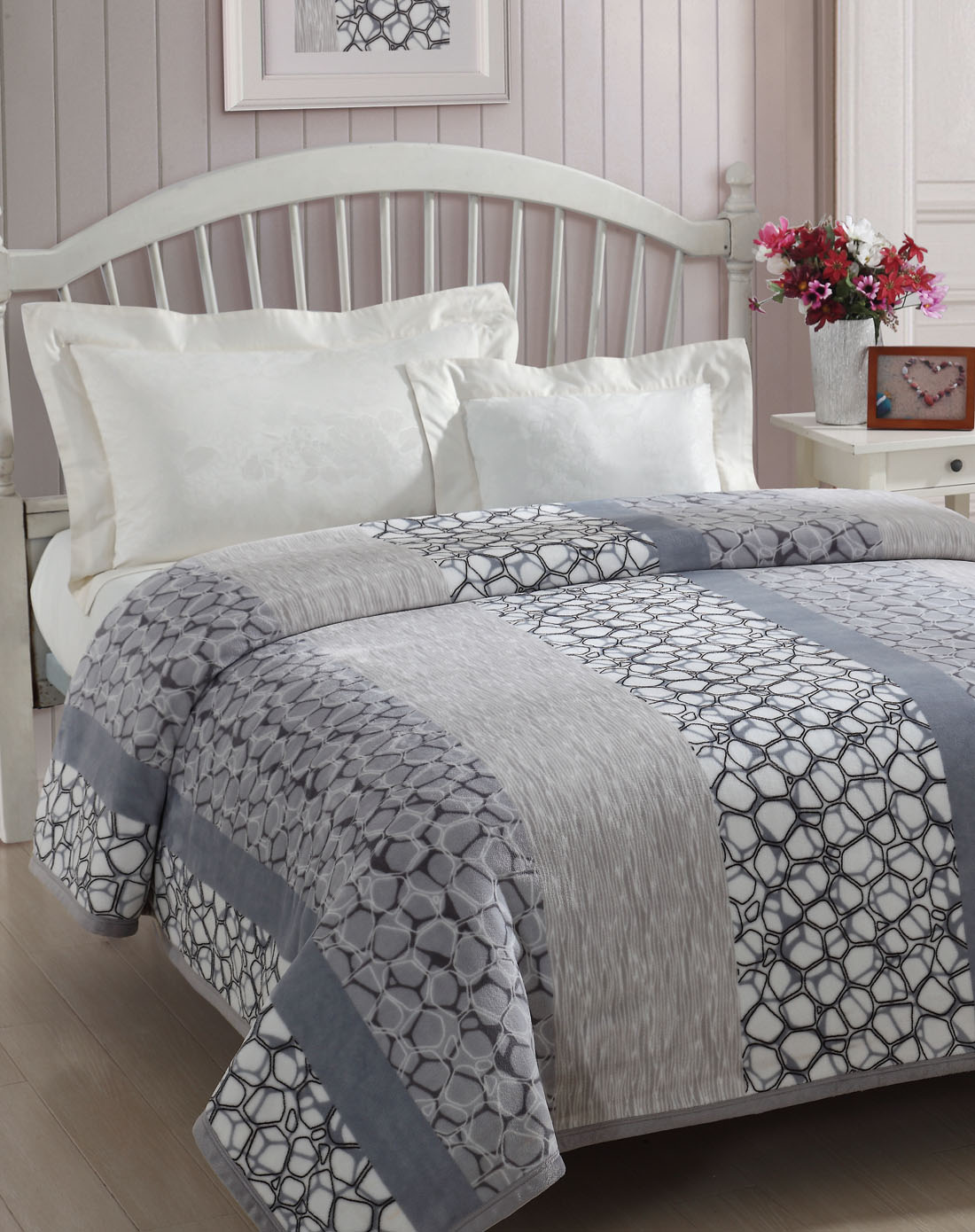 esprit&恐龙家纺家居用品专场恐龙 雅致法兰绒毯(180*200)kl3e419aq