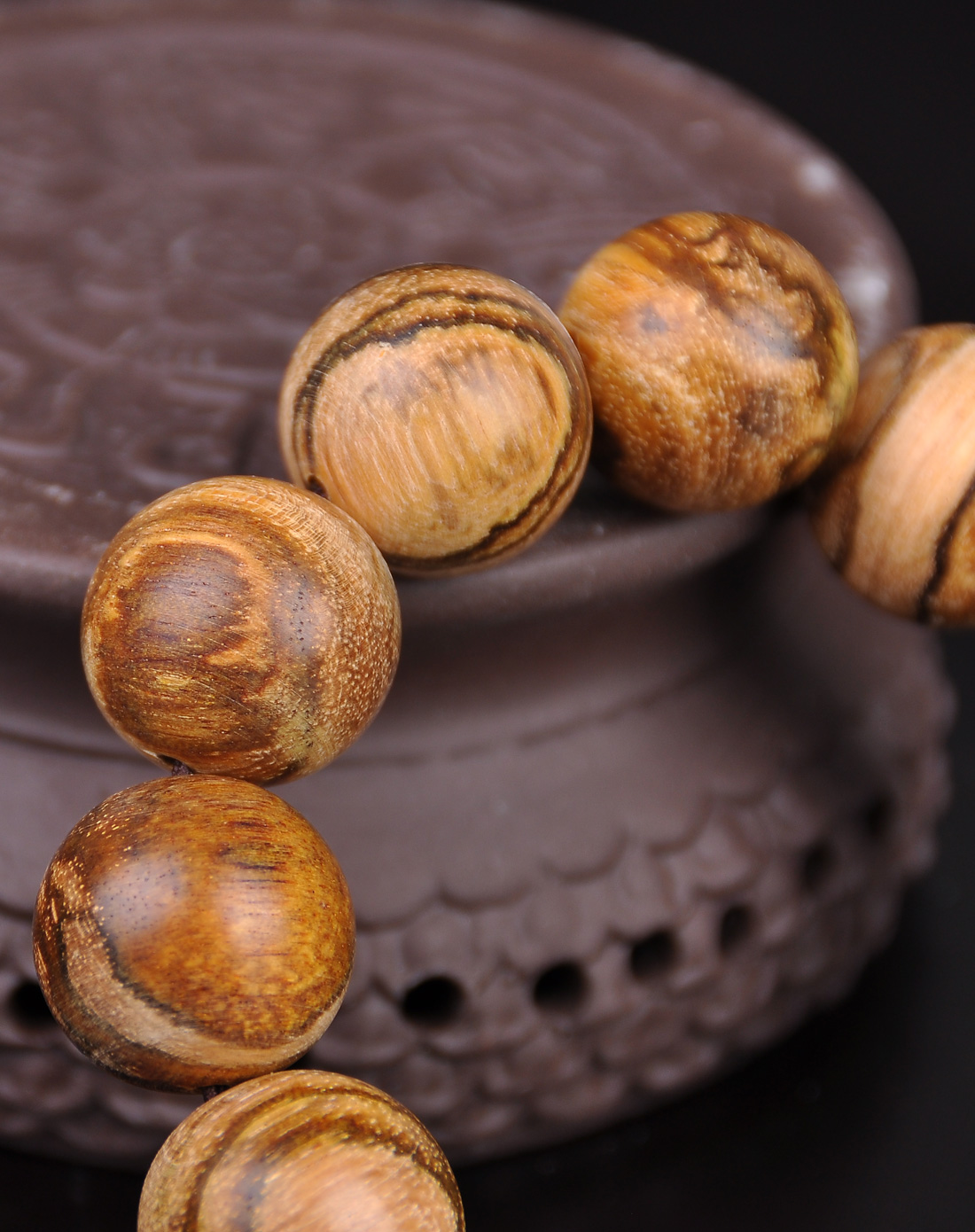 [ 太阳之爱 ] 祈福驱邪花奇楠木手串