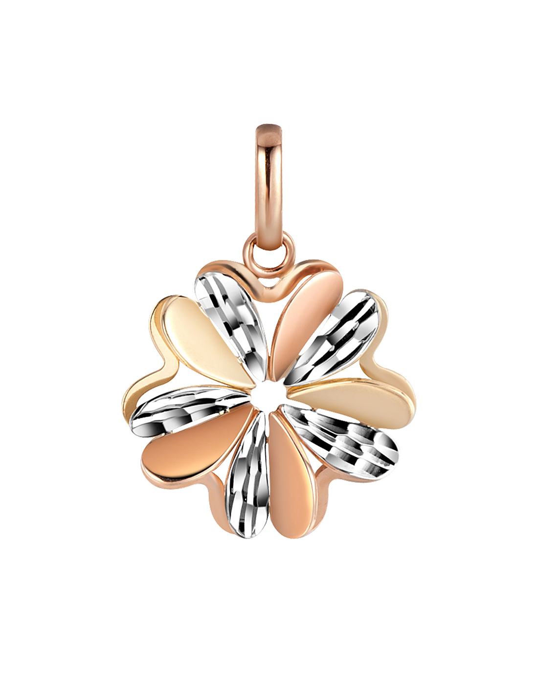 六福珠宝lukfook jewellery专场意尚18k金三色吊坠6lj5011208_唯品会