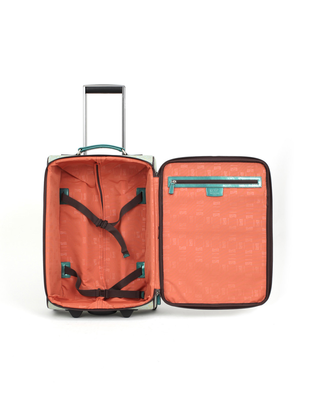 圣伽步skap箱包女款浅绿色20寸可登机旅行箱1022765154_唯品会