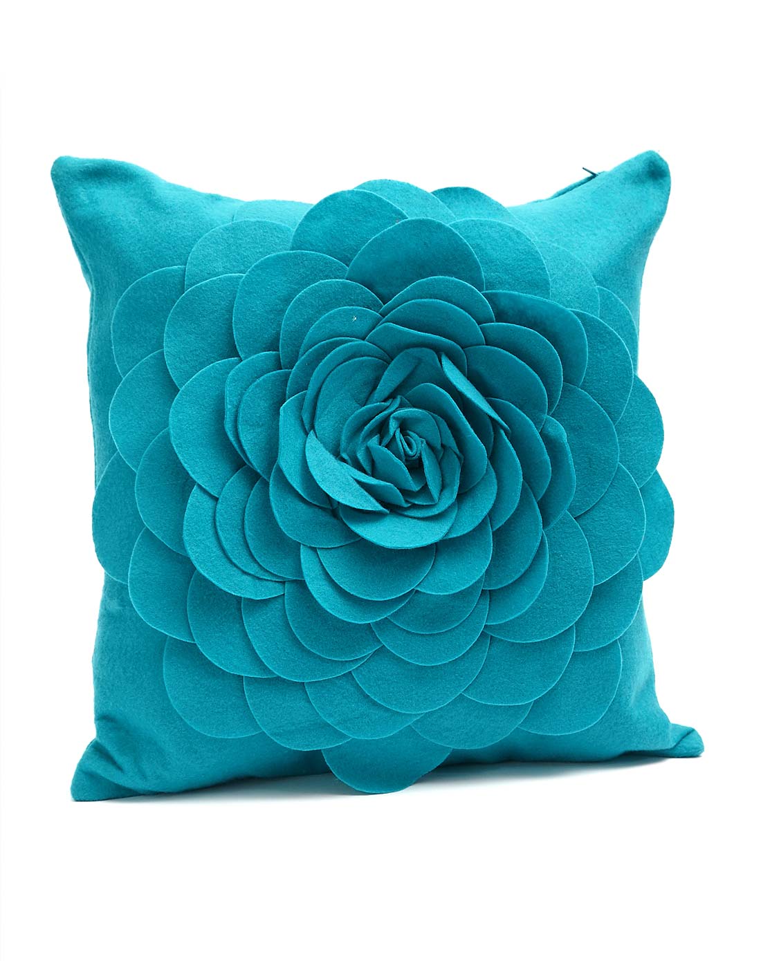 [ evergreen ] 43*43cm毛毡立体花朵抱枕/靠垫/车枕(带枕芯)