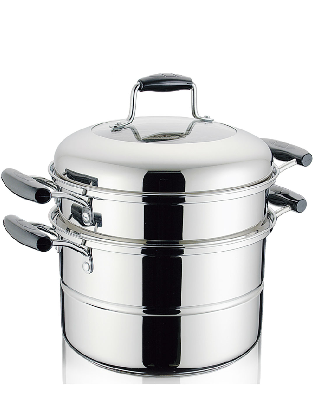 超能王子复底双层24cm蒸锅