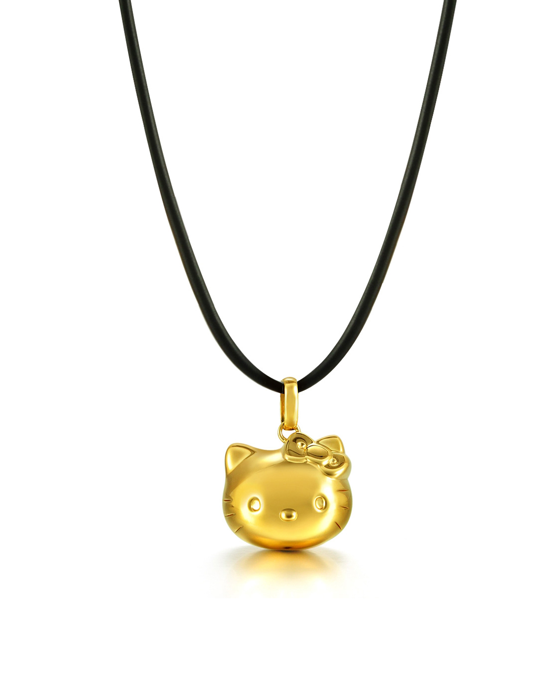 周生生珠宝专场-18k/750黄色黄金hello kitty吊坠
