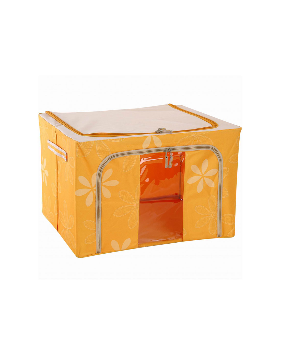 优雅主妇u型百纳箱66l太阳花y284黄色