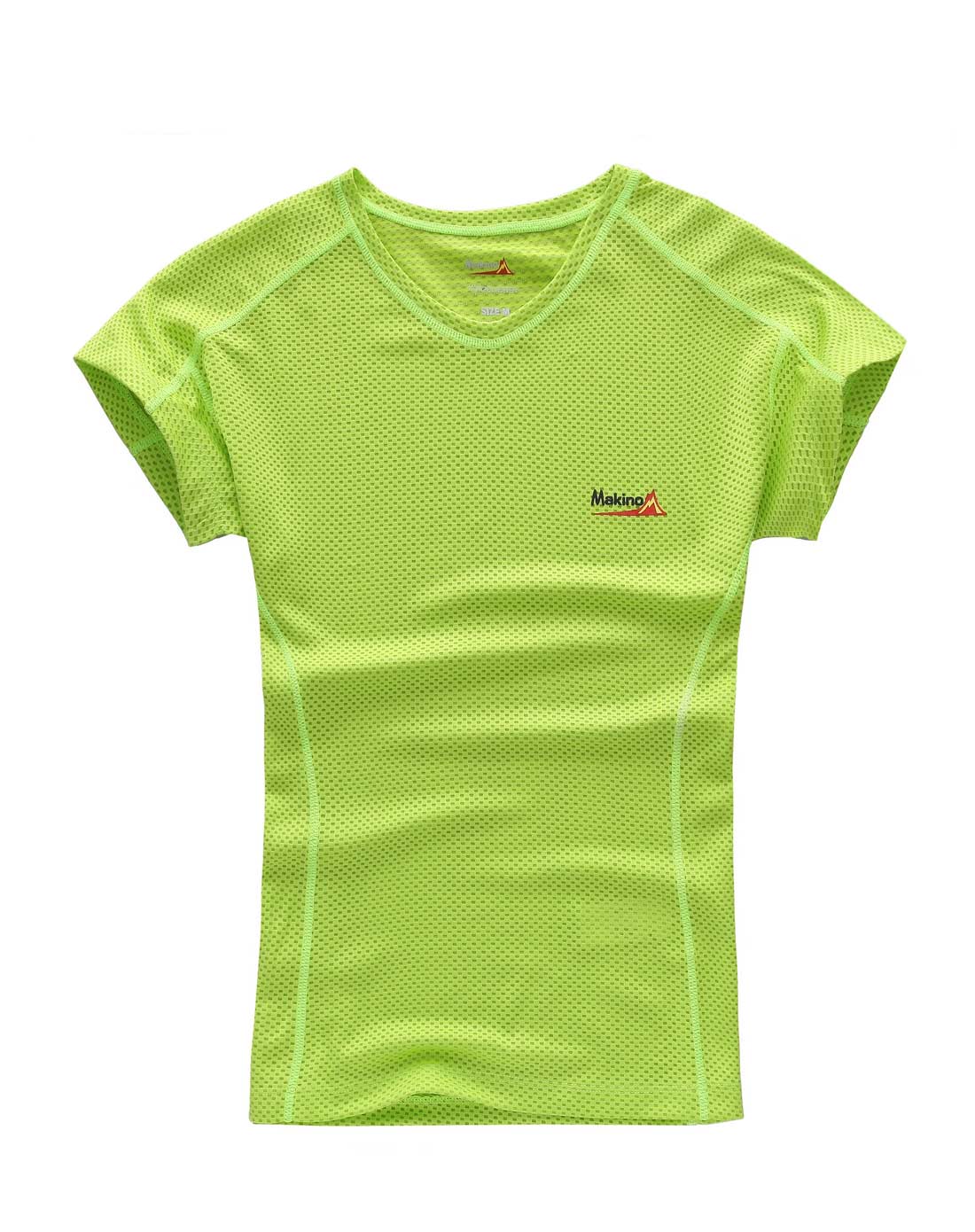 女款黄绿色速干t恤