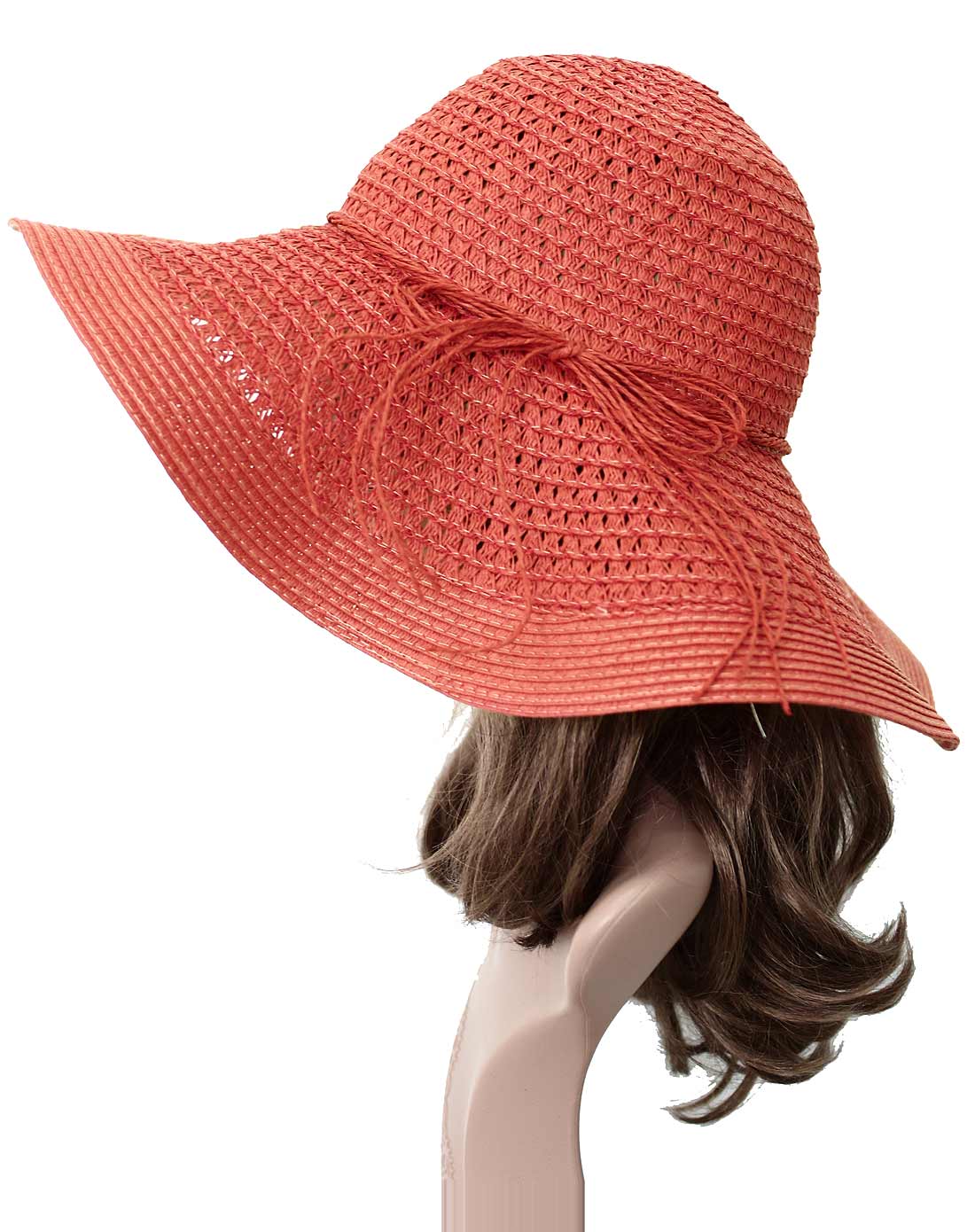 热带风情女士大檐防晒遮阳帽