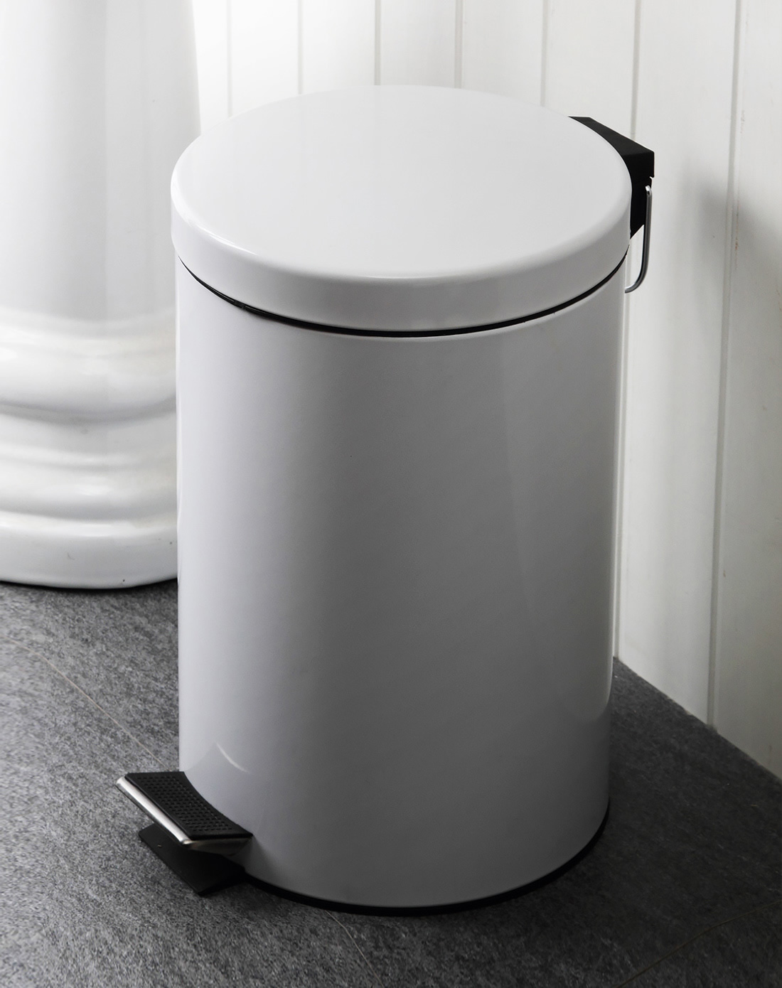 12l白色圆形垃圾桶