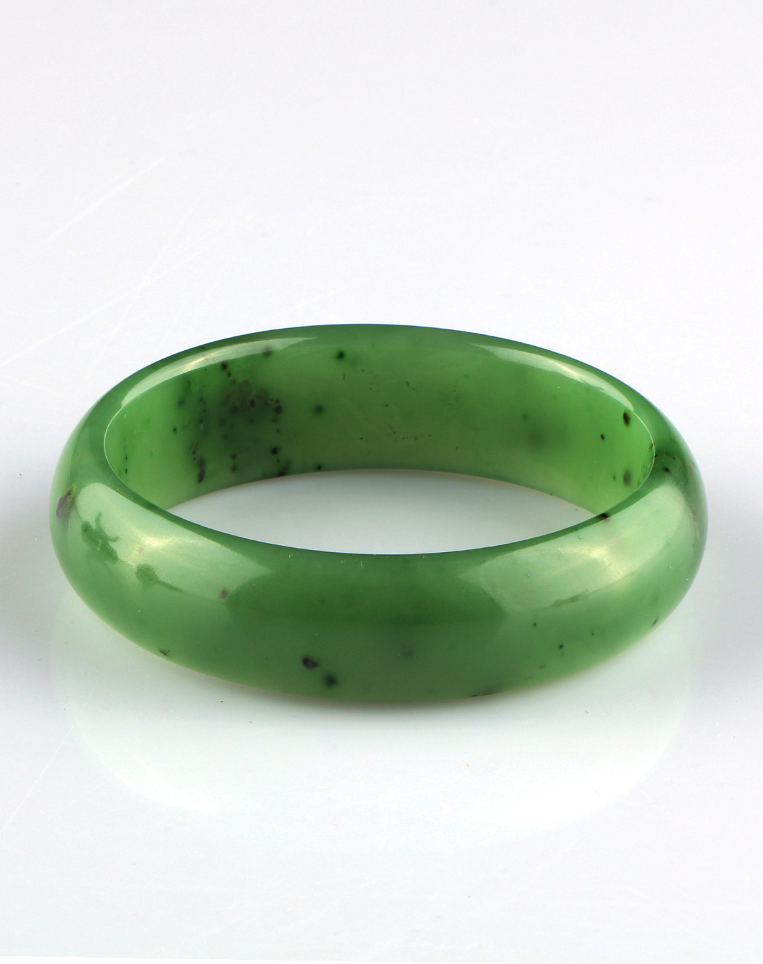 和田玉碧玉手镯61mm