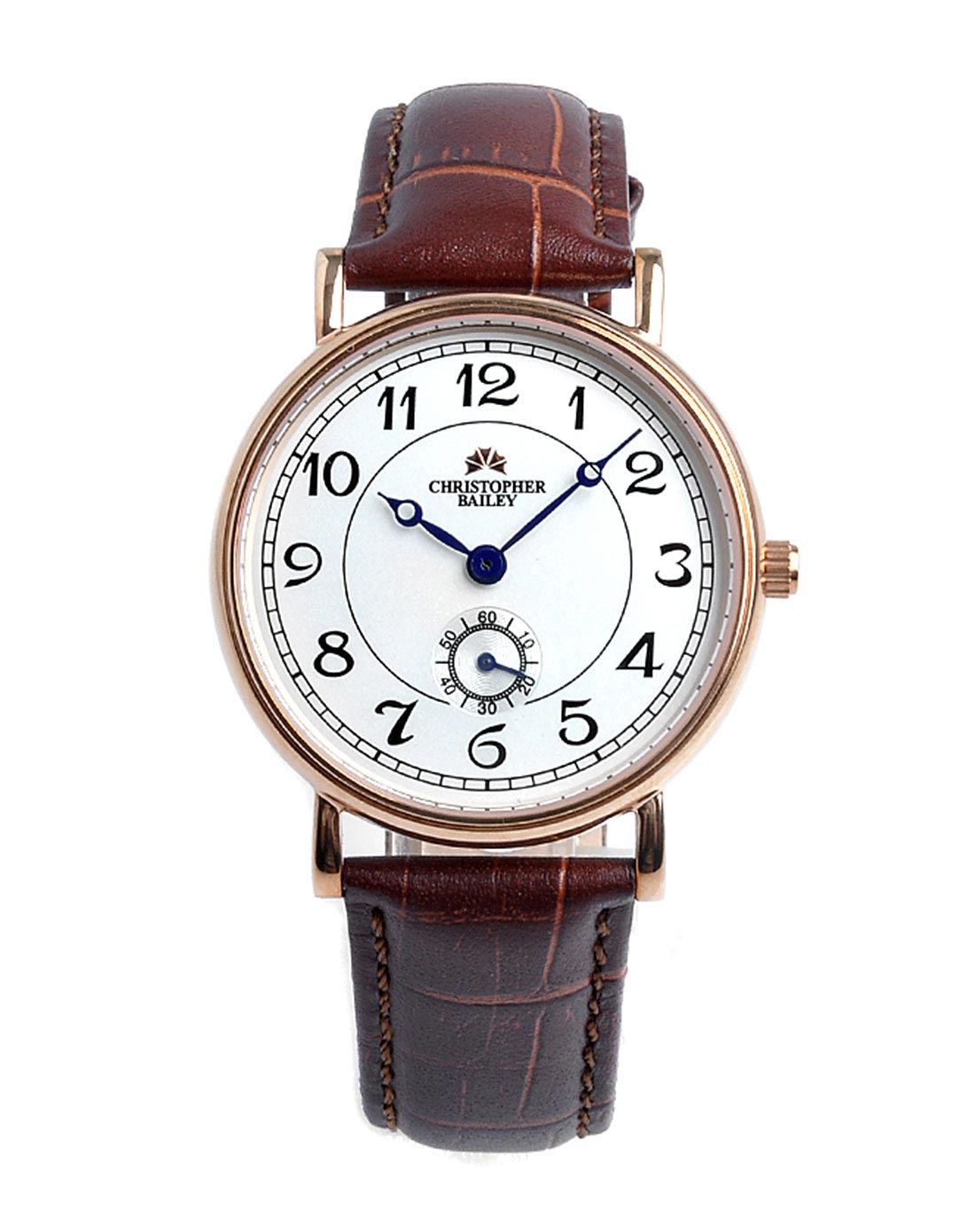 珂芮柏蒂christopher bailey钟表专场白面玫瑰金经典男表12190003