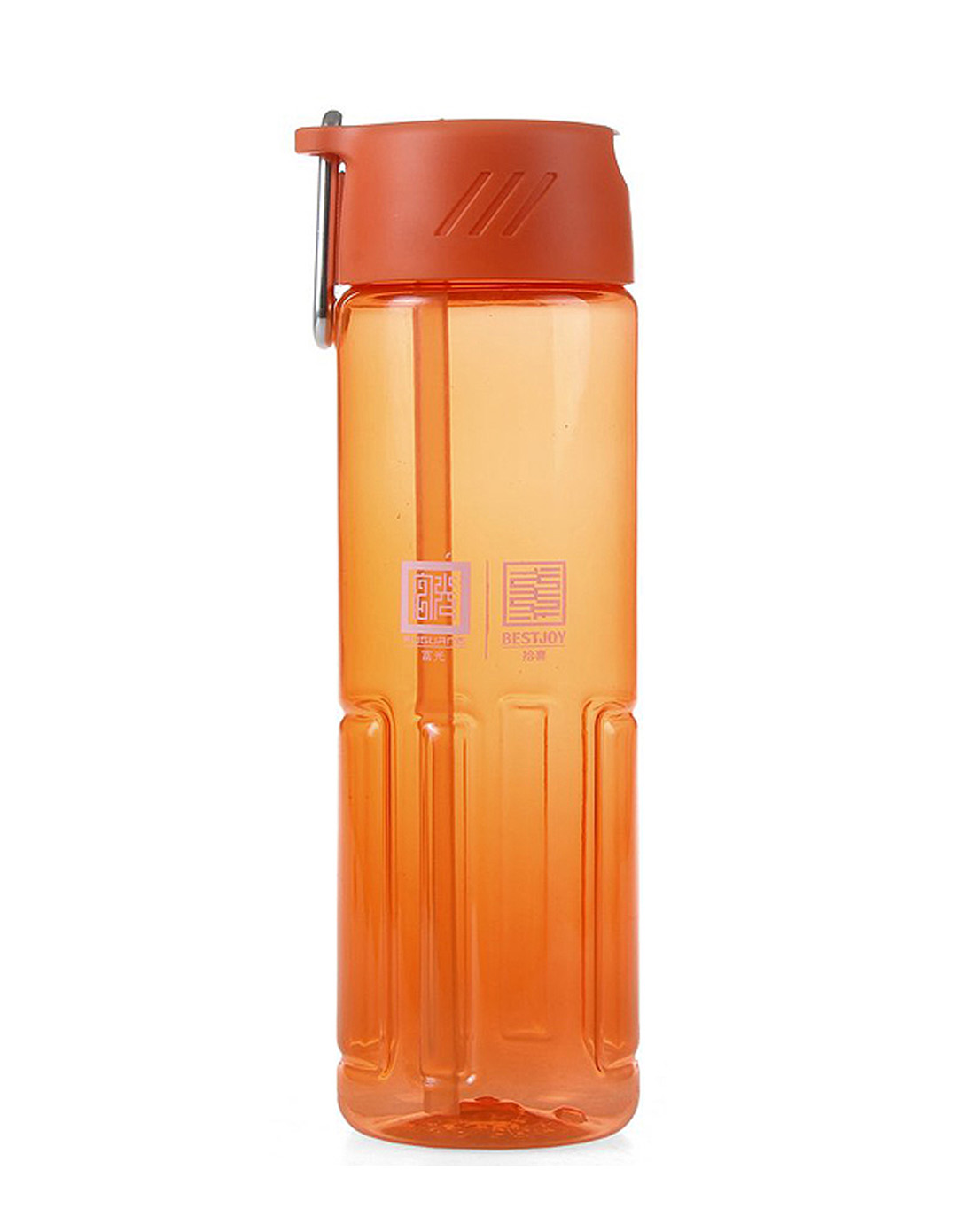 富光拾喜bestjoy600ml户外运动水壶-橘色best05-1085-017_唯品会