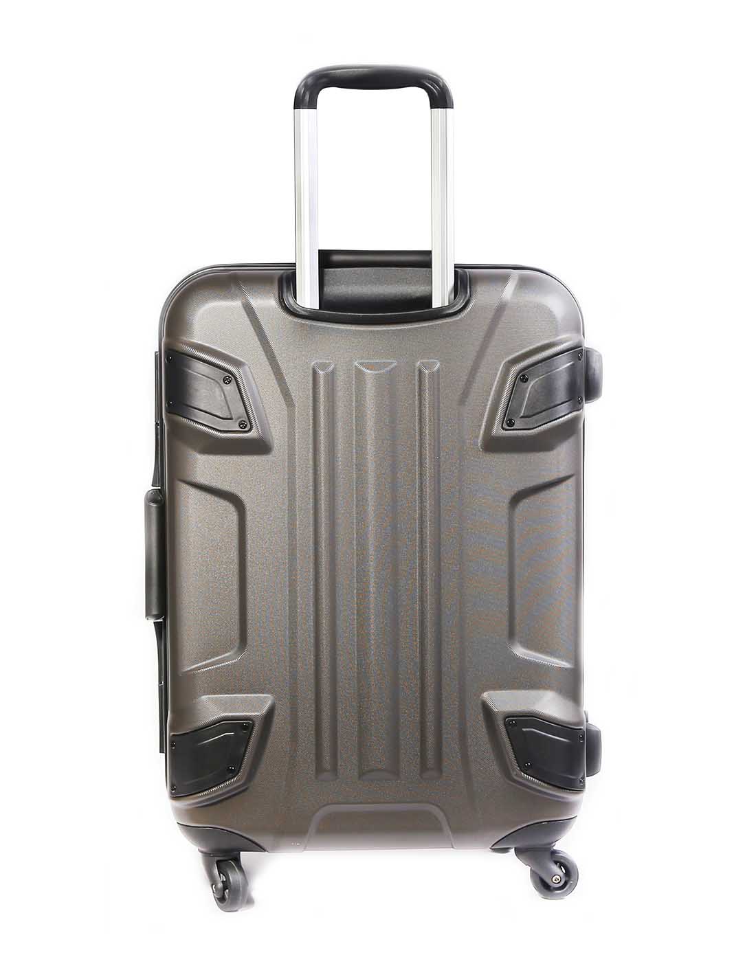 中性款黑铁银20寸拉杆箱